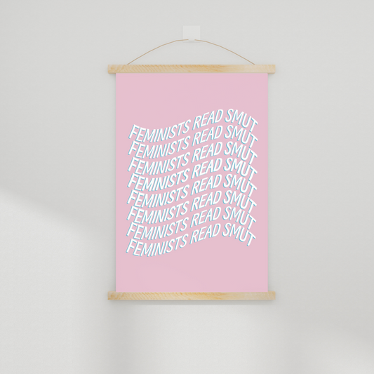 Feminist Read Smut Print - Pink